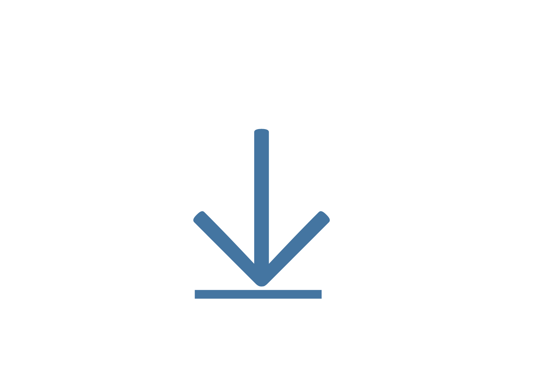 Symbol zum Download: Pfleil nach unten