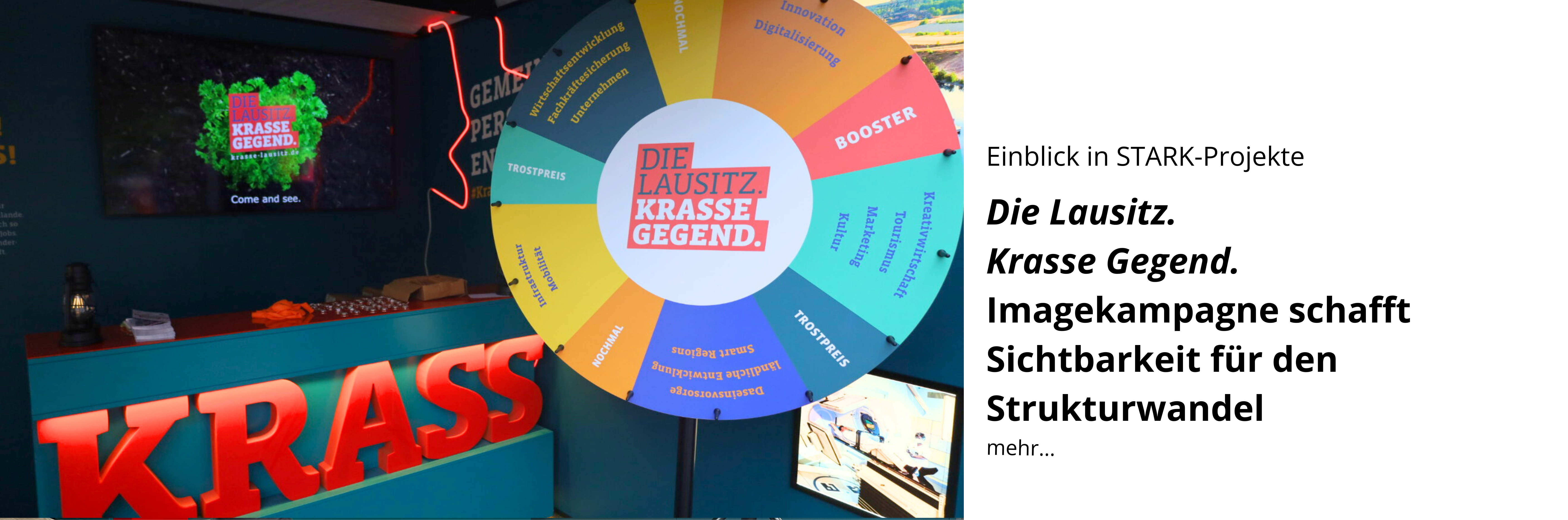 Einblick in STARK-Projekte: Die Lausitz Krasse Gegend Imagekampagne Schafft Sichtbarkeit Für den Strukturwandel