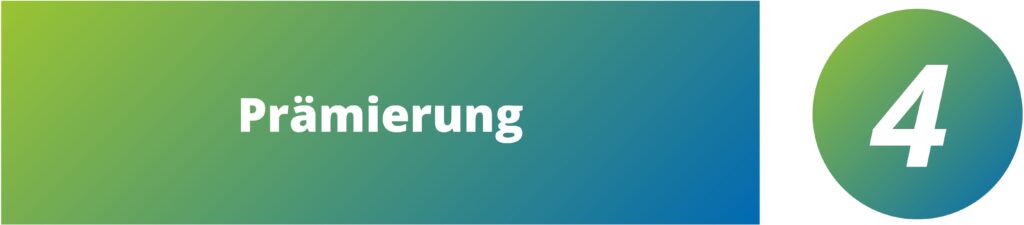Schritt 4 für Projektinteressierte: Prämierung