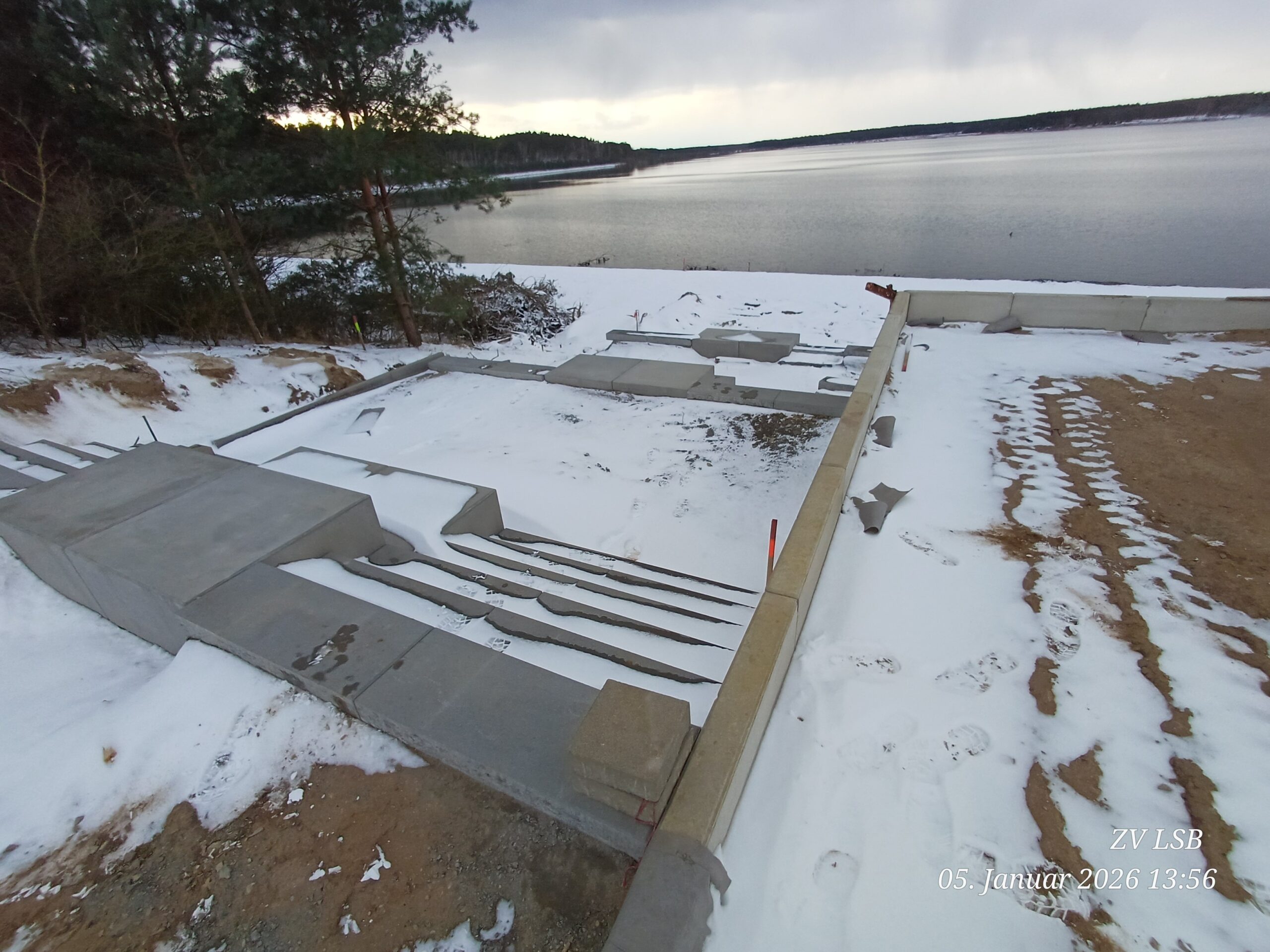 Baustelle im Umfeld Rostiger Nagel vom 5.1.26